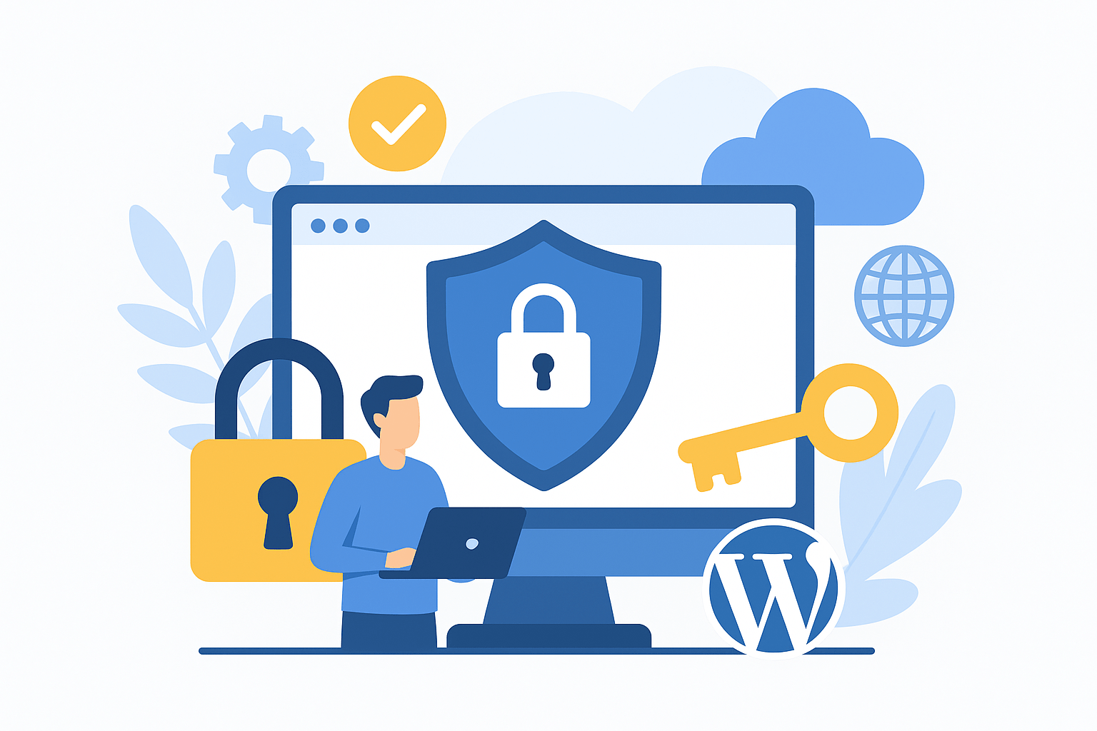 melindungi situs web WordPress